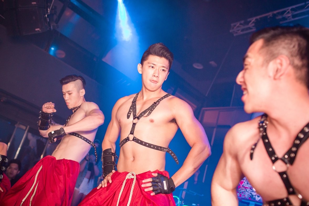 台北猛男秀表演