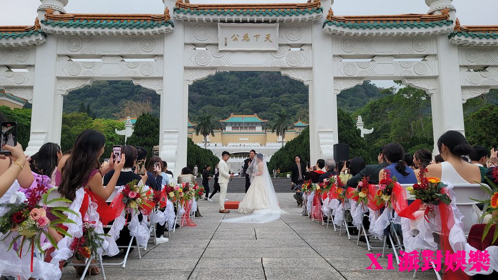 戶外婚禮現場照片